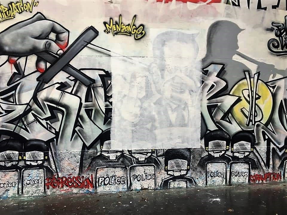 Lettre ouverte au monsieur qui efface toutes les fresques politiques de Paris.