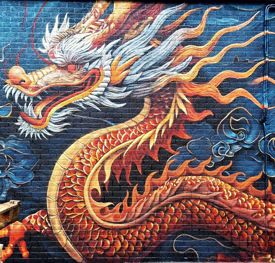 Une figure de la peur, le dragon – Street/Art